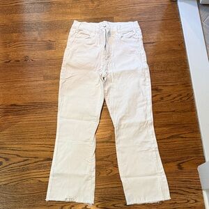 MOTHER The Hustler Ankle Fray Jeans - Fairest of Them All